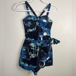 ALFRED SHAHEEN 1950's HAWAIIAN Swim Dress